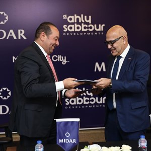 Midar & Al Ahly Sabbour Signing Ceremony 1