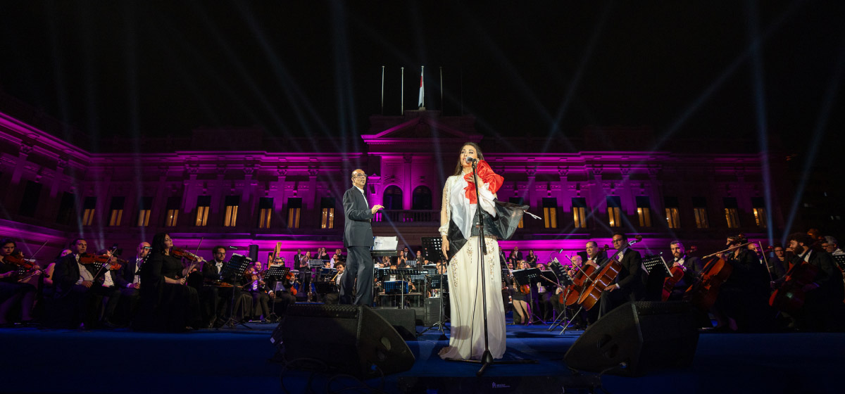 At Abdin Palace, featuring a performance by Majida El Roumi and maestro Nader Abbassi, a grand celebration marked the launch of Midar Investment and Urban Development.